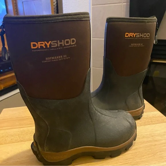Rain Boot Dryshod Sizes 6-16 Steel Toe Work Boot 15